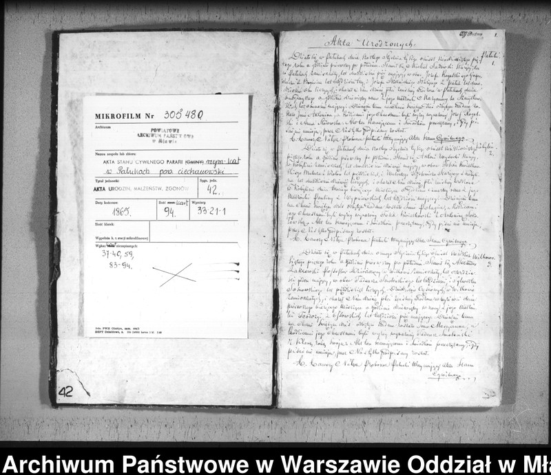 image.from.unit.number "Akta urodzin, małżeństw i zgonów"