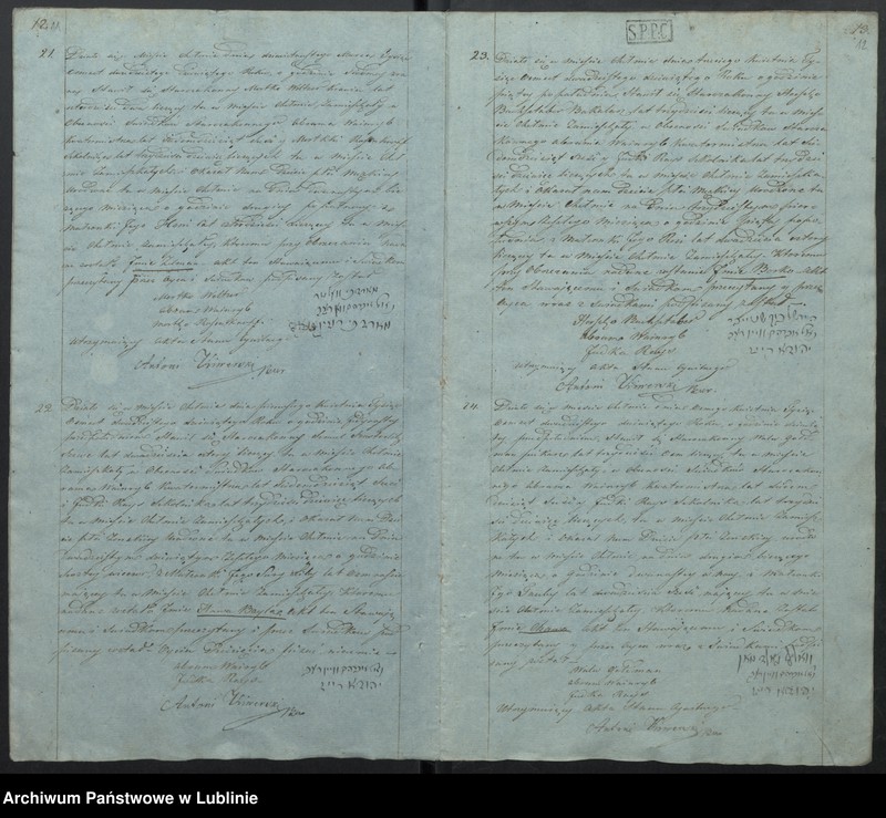 Obraz 9 z jednostki "Księga urodzeń, małżeństw i zgonów"