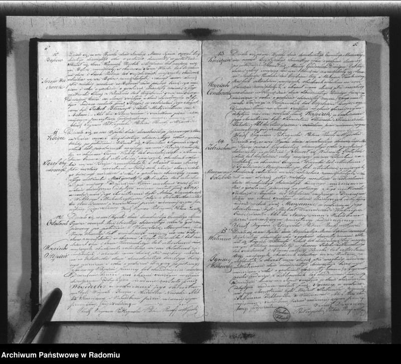 image.from.unit.number "Książka Duplikat Akt Cywilno - Religijnych Parafij Wysoka w powiecie Szydłowieckim Obwodzie Opoczyńskim Gubernij Sandomierskiej na rok 1839 sporządzona"