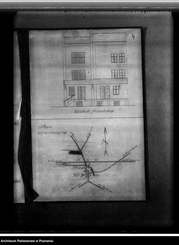 Obraz 8 z jednostki "Projekt na pobudowanie spichlerza zbożowego dla firmy G. Jonas w Kobylinie pow. krotoszyński skala 1:100"