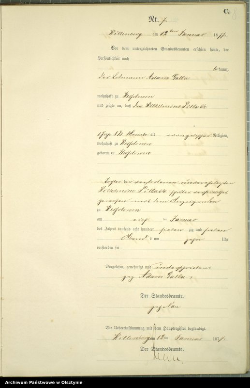 image.from.unit.number "Sterbe-Neben-Register Nr 1 - 156"