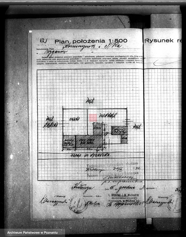 Obraz 16 z jednostki "Zatwierdzenie projektu młyna i piekarni Konieczyńskiego w Wyganowie, pow. krotoszyński nr woj. 530"