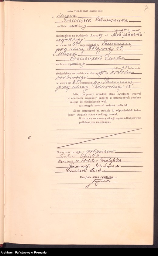 Obraz 9 z jednostki "Księga miejscowa małżeństw tom IV [Rejestr główny małżeństw]"