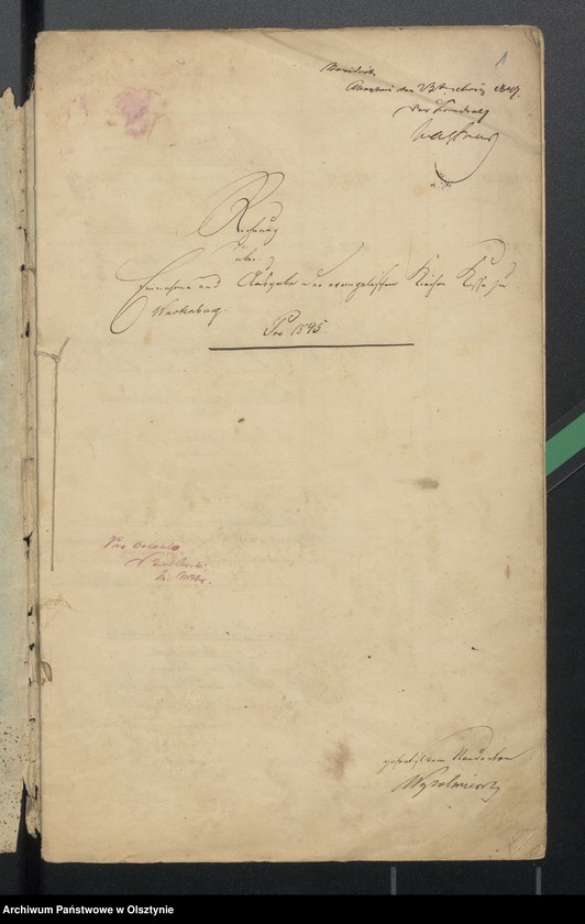 image.from.unit.number "Rechnung über Einnahme und Ausgabe der evangelischen Kirche zu Wartenburg"