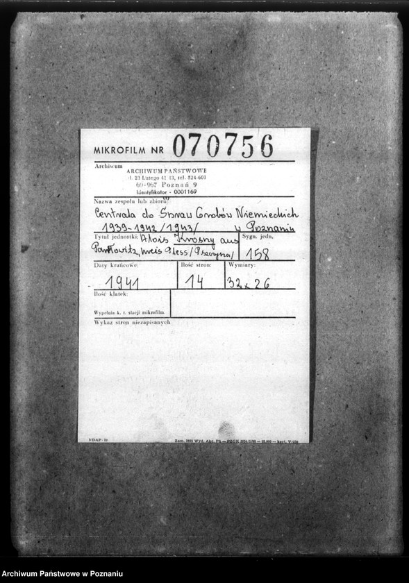 Obraz 2 z jednostki "Alois Krosny aus Pawlowitz, Kreis Pless (Pszczyna)"