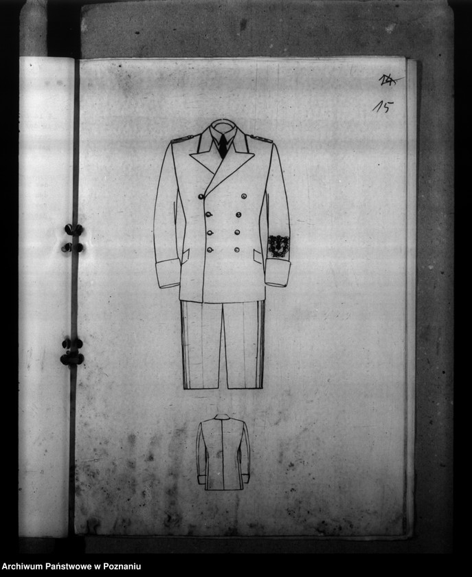 Obraz 19 z jednostki "Beamtenunform. Mitarbeit mit der Posenschen Feuersozietät. Personalstandserhebungen"