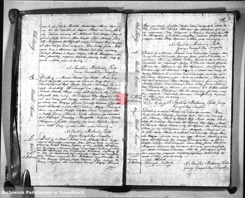 image.from.unit.number "Księga Duplicat Aktów Urodzonych, Zeszłych i Zaślubionych Proboszcza i Urzędnika Stanu Cywilnego Parafii Ewangelickiey Sereyskiey na Rok 1831-szy Sporządzony"