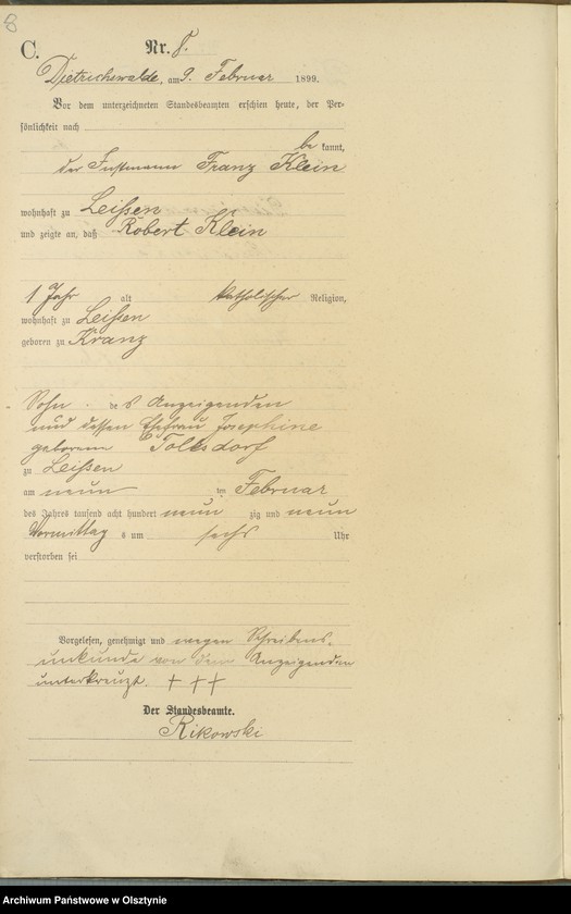 image.from.unit.number "Sterbe-Haupt-Register Nr 1 - 61"