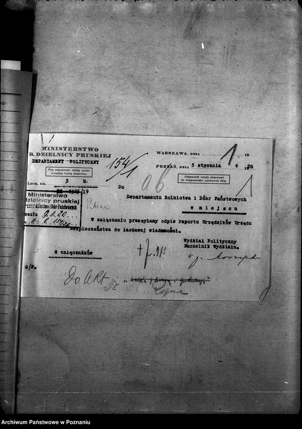 Obraz 5 z jednostki "Różne sprawy korespondencji małoznaczącej"