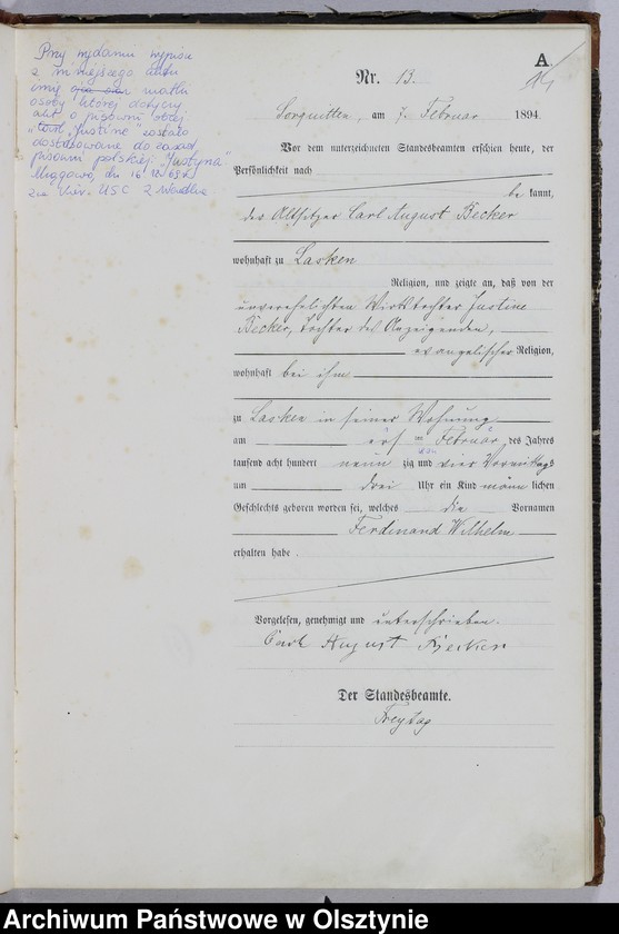 image.from.unit.number "Geburts-Haupt-Register Nr 1 - 121"