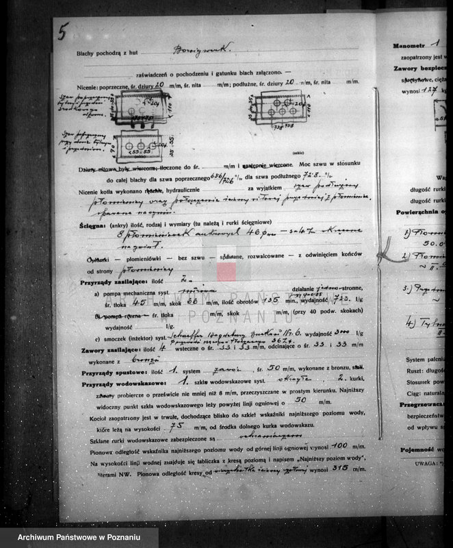 Obraz 9 z jednostki "Fabryka maszyn w Poznaniu własność Ntsche i ska nr woj. 7219"