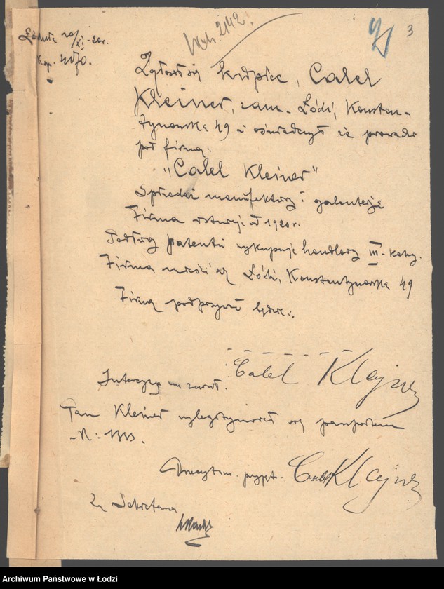 Obraz 5 z jednostki "Celel Kleiner- sprzedaż manufaktury i galanterji"