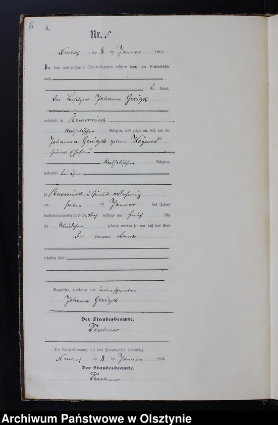 image.from.unit.number "Geburts -Neben-Register Nr.1-129"