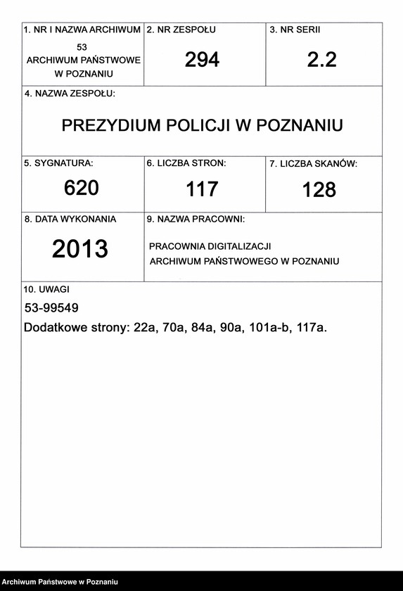 Obraz 1 z jednostki "A. betr. Cajetan Bonkowski in Leipe"