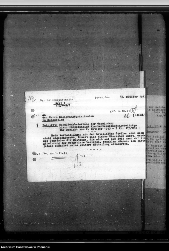 Obraz 17 z jednostki "Ausstattung der Landräte mit beschlagnahmten Möbeln aus Probstein und Schlössern"