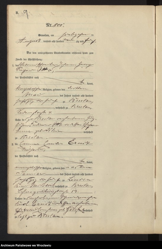 image.from.unit.number "Heiraths-Haupt-Register Breslau II 1895 Band 5"