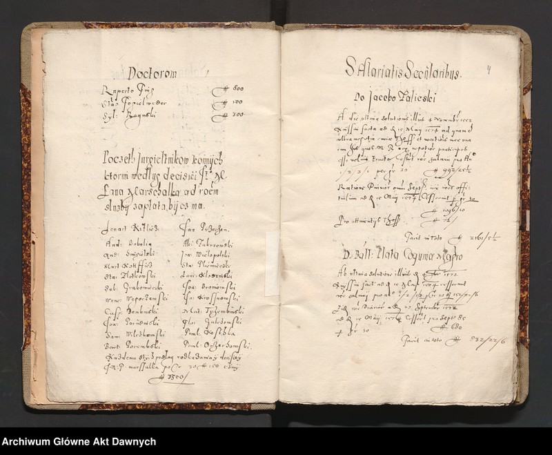 image.from.unit.number "Poczeth Urzednikow Dworzan y innych slug dworu KJM zmarlego którym wedlug decisiey Marschalka ad rationem sluzby zaplata bycz ma dnia 10 Junii Roku 1574 w Krakowie."