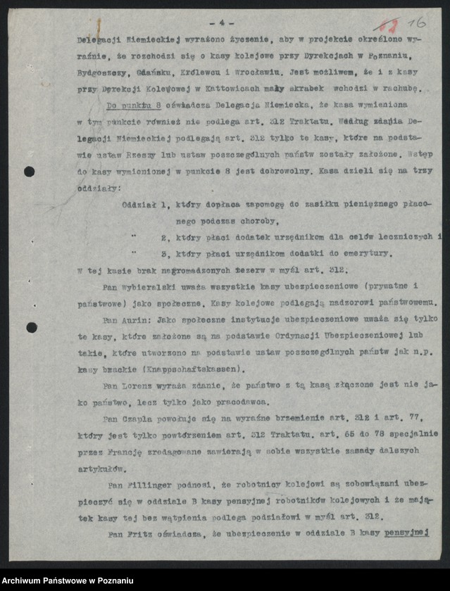 Obraz 18 z jednostki "[Rokowania polsko-niemieckie w sprawach ubezpieczeń społecznych]"