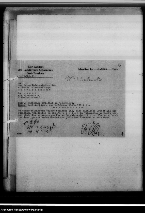 Obraz 10 z jednostki "Steindenkmäler [likwidacja żydowskich cmentarzy]"