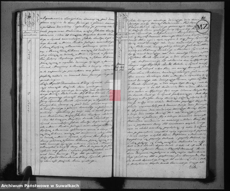 image.from.unit.number "Akta stanu cywilnego zaślubionych w gminie seyneńskiey od 1-go maja 1810 roku"