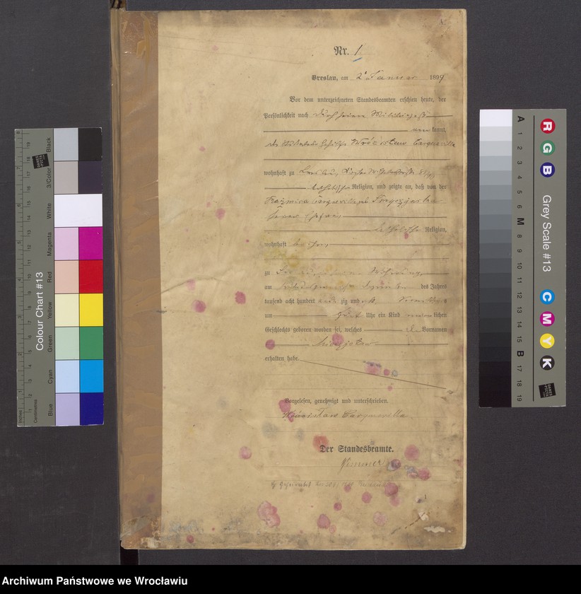 image.from.unit "Geburts-Haupt-Register Breslau IV 1899 Band 1"