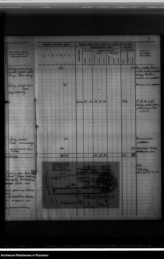 Obraz 7 z jednostki "Program urządzenia gospodarstwa leśnego dla lasu w gminie Pruszewice powiat poznański /wł. Hinz Edward/ 1929-1939"