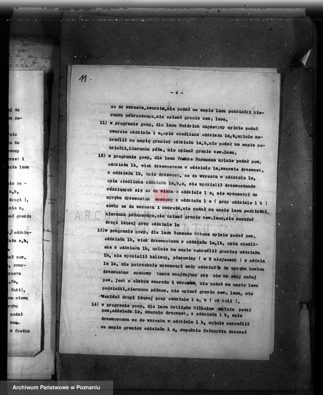 Obraz 15 z jednostki "/Nadzór nad gospodarką leśną/ protokoły badania lasów, programy gospodarcze powiat nowotomyski"