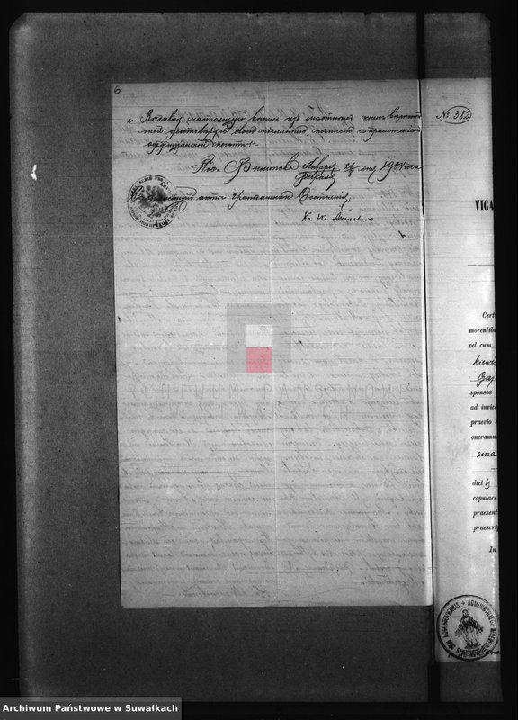 Obraz 10 z jednostki "Dokumenty k aktom o brakosočetaršichsja po prichodu Bakalažewo v 1904 godu"