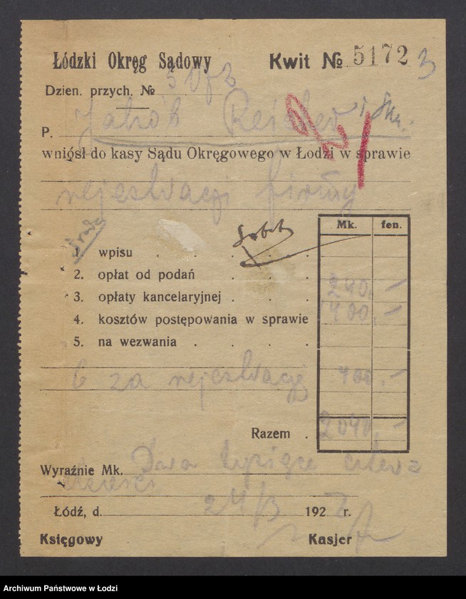 Obraz 5 z jednostki "Inż. Jakób Reicher i S-ka- Biuro Elektrotechniczne"