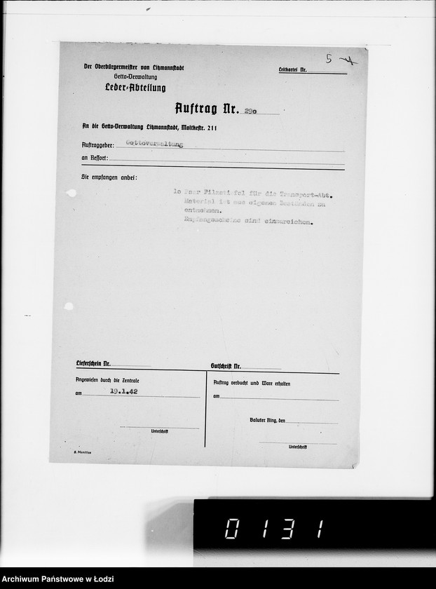 Obraz 8 z jednostki "Lieferscheine"