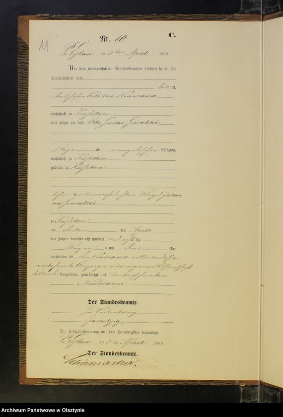 image.from.unit.number "Sterbe-Neben-Register Nr 1 - 27"