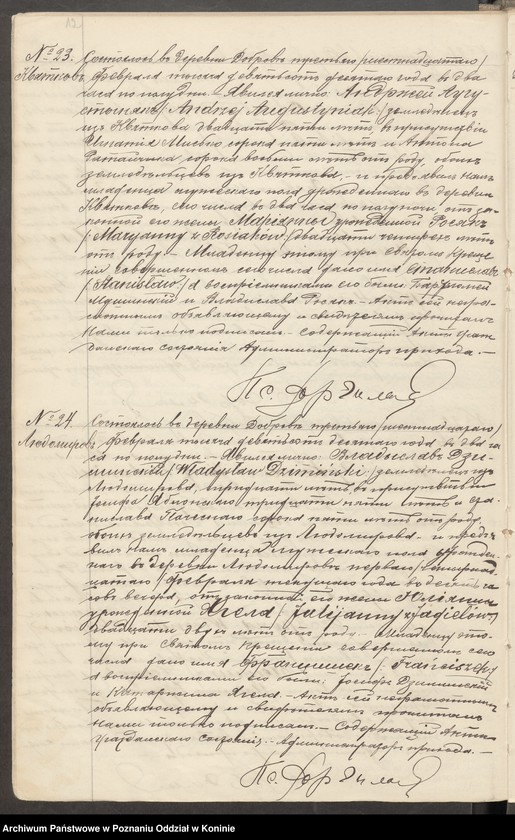 Obraz 15 z jednostki "Księga urodzeń, małżeństw i zgonów [za] rok 1910"