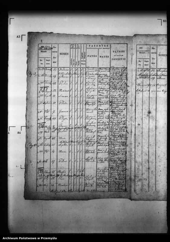 image.from.unit.number "[Kopie ksiąg metrykalnych parafii Borszowice z filiami Bybło, Paćkowice (dekanat Niżankowice)]"