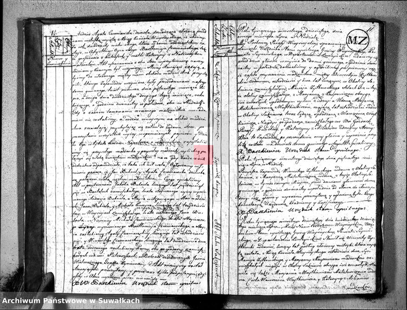 image.from.unit.number "Akta zaślubionych gminy wieysieyskiey od 1-go maja 1810"