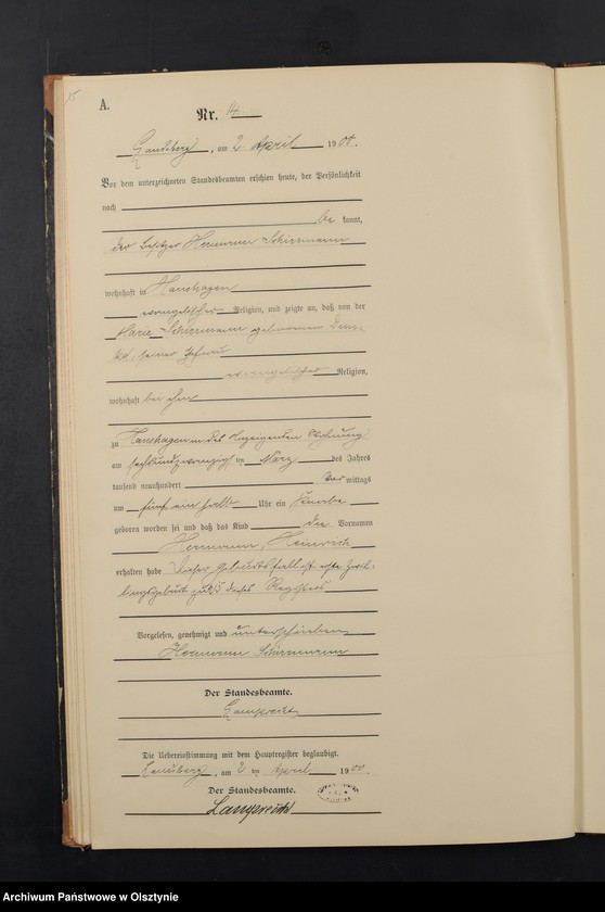 image.from.unit.number "Geburts-Neben-Register Nr 1 - 40"