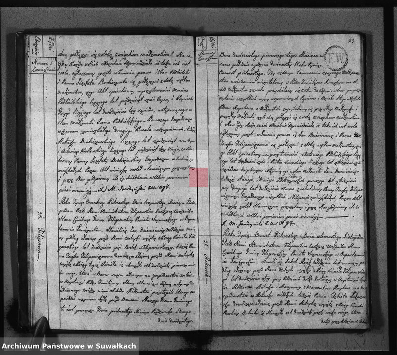 image.from.unit.number "Akta Zaślubionych Gminy Filipowskiey od 1-go Stycznia 1815 Roku"