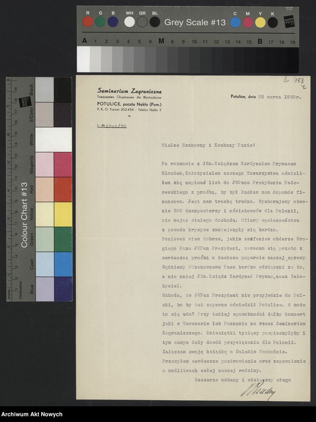 image.from.unit.number "Seminarium Zagraniczne (Towarzystwo Chrystusowe dla Wychodźstwa); L.1"