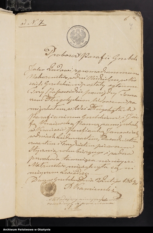 image.from.unit.number "Annexa Ślubów z Parafii Janowiec z roku 1864-go"