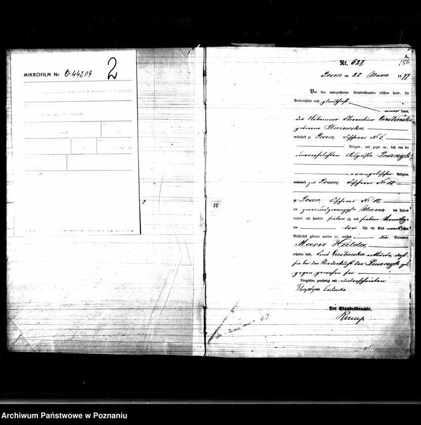 Obraz 3 z jednostki "Księga urodzeń"