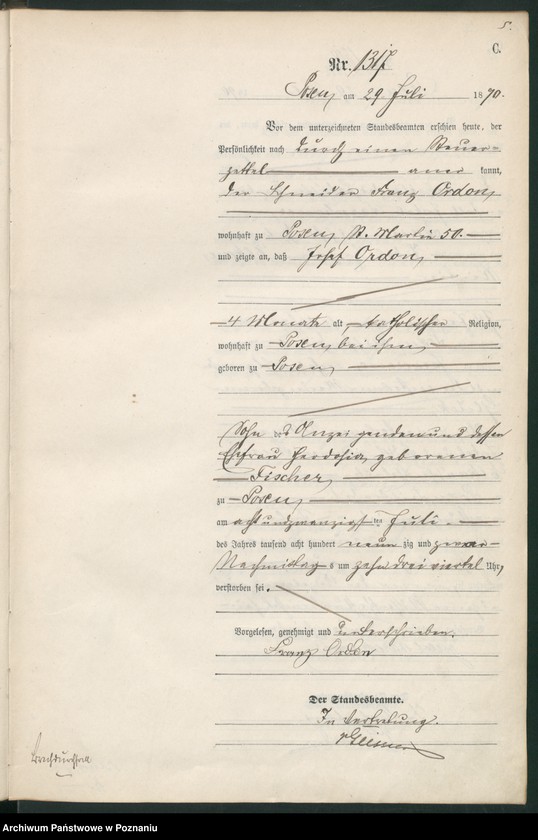 Obraz 8 z jednostki "Księga zgonów t. IV"