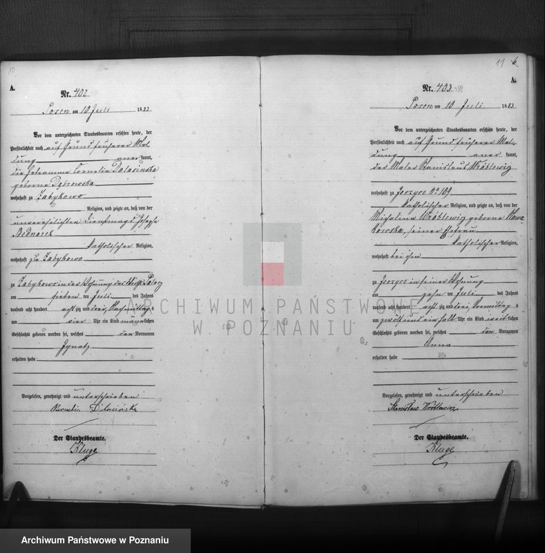 Obraz 7 z jednostki "Księga urodzeń t. II"