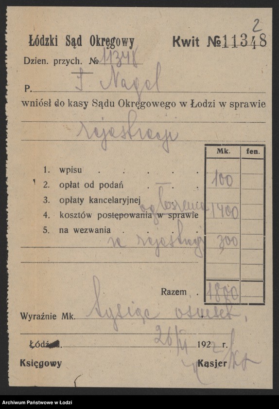 Obraz 4 z jednostki "Izaak Nagel – sprzedaż pończoch"