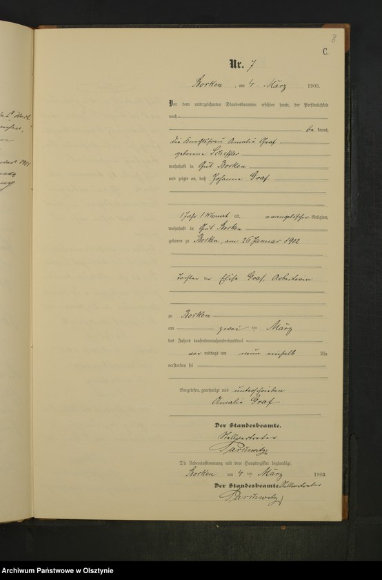 image.from.unit.number "Sterbe-Neben-Register Nr 1 - 25"