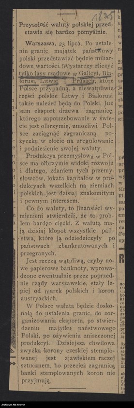 image.from.unit.number "Projekty usprawnienia gospodarki narodowej. Korespondencja. Protokół"