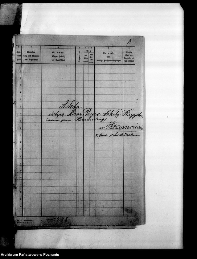 Obraz 4 z jednostki "Niemiecka Prywatna Szkoła przygotowawcza w Szamocinie powiat Chodzież"