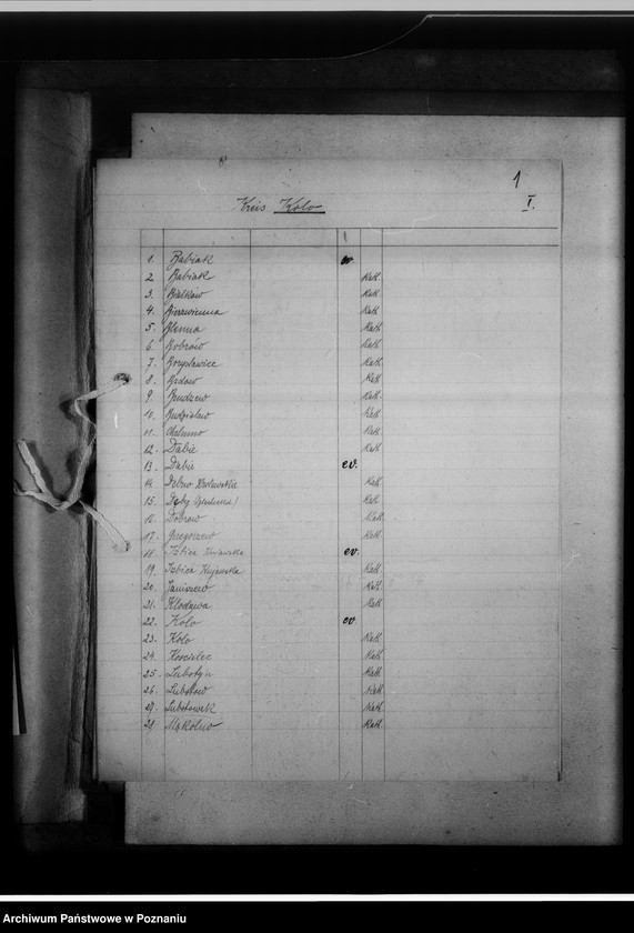 Obraz 5 z jednostki "Einziehungsprotokolle [ksiąg kościelnych] Kreis Warthbrücken [powiat kolski]"