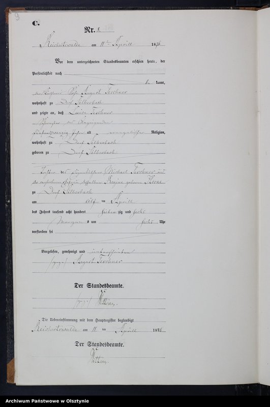 image.from.unit.number "Sterbe-Neben-Register Nr 1 - 31"