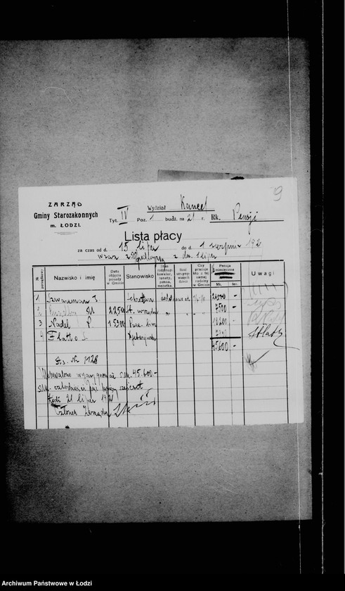 Obraz 12 z jednostki "[Listy płacy]"