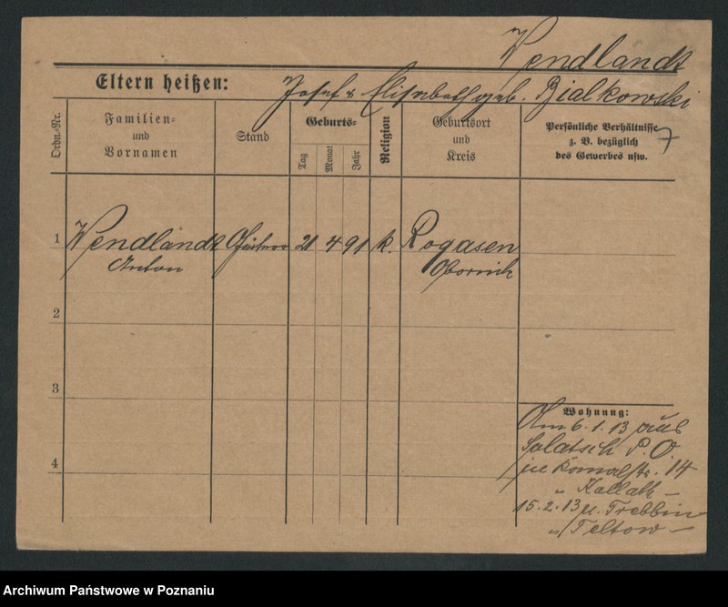 Obraz 18 z jednostki "Wendel - Wepold"