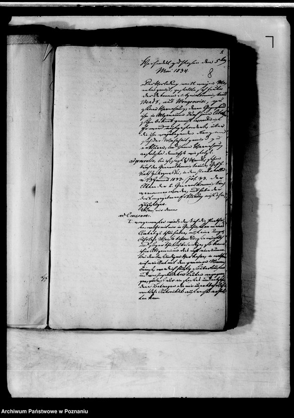 Obraz 12 z jednostki "Akta in Denuntiationssachen wider den Oekonomiekommissarius Wendt zu Wągrowiec."